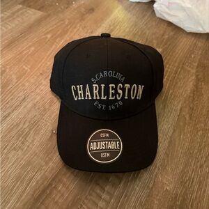 Black Charleston Adjustable Cap